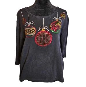 ISAACS DESIGNS Womans Christmas pullover